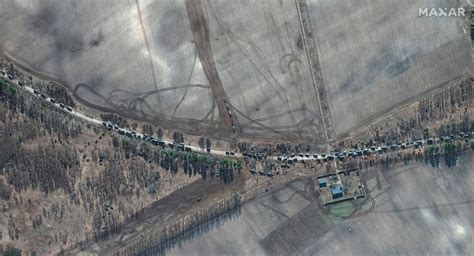 Satellite Images Show 40 Mile Long Russian Convoy Near Kyiv Somerset