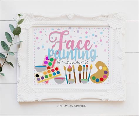 Face Painting Sign Printable Free Printable Templates