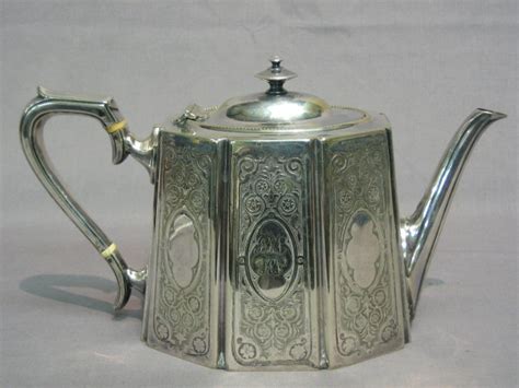 Lot No 845 A Victorian Britannia Metal Teapot