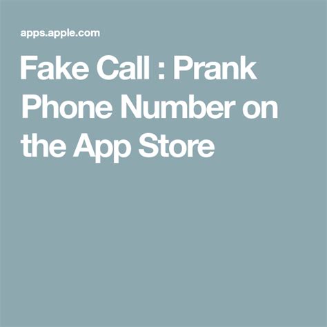 Now we thinks to bypass mobile number verification on any website or app, but is it possible? ‎Fake Call : Prank Phone Number on the App Store | Prank ...