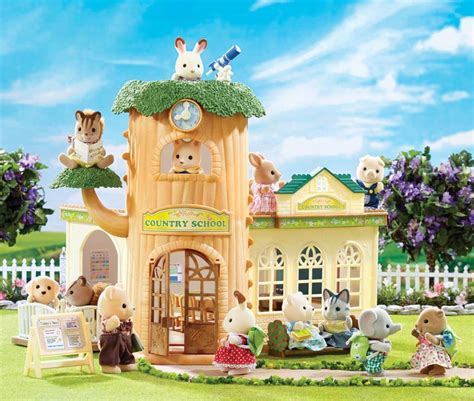 Calico Critters Country Tree School Playset Calico Critters Families