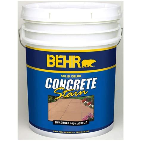 Behr Premium 5 Gal Deep Base Solid Color Concrete Stain 83005 The