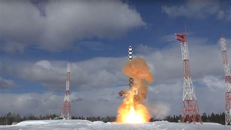Russias Strategic Rocket Force Tests Ejection Of Deadly Sarmat