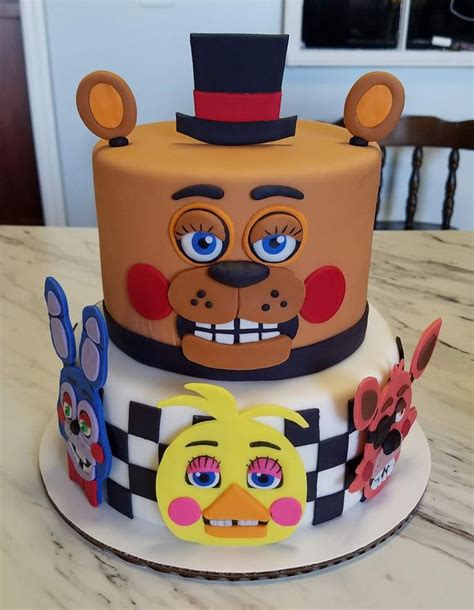 Pin By Shay Sandoval On Five Nights At Freddys Birthday Fnaf Cakes