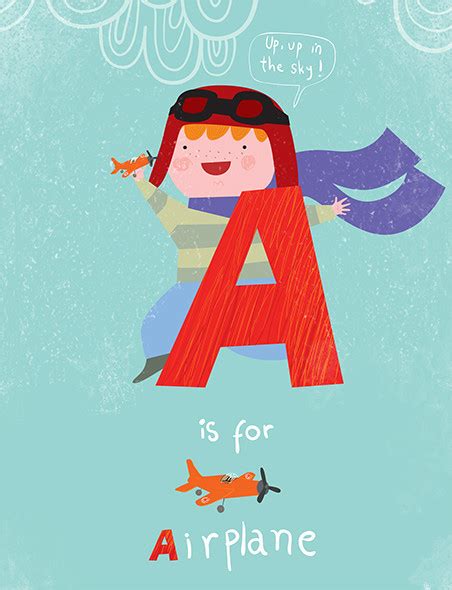A Is For Airplane By Nathalie Beauvois