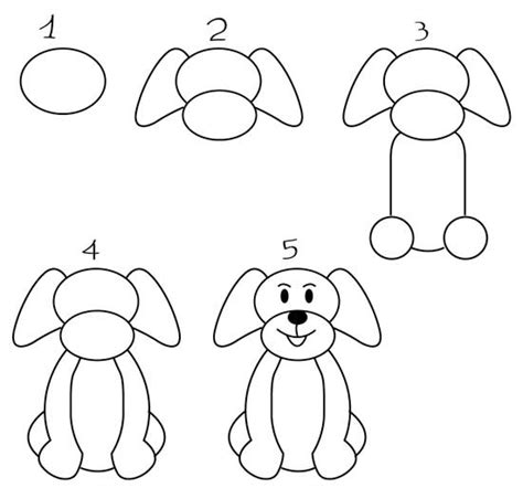 Como Dibujar Un Perro Facil Dibujos F Ciles De Hacer