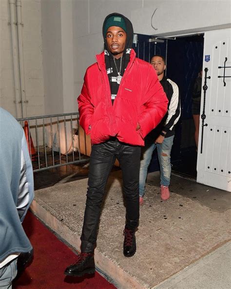 Spotted Playboi Carti In Blood Red Balenciaga Pause Online Mens