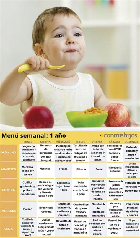 Plan De Comidas Para Beb S Que Ya Tienen Meses Healthy Baby Food