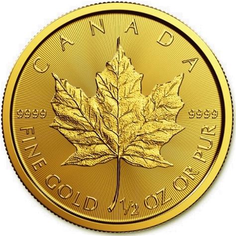 moneta złota Kanadyjski Liść Klonu 1/2oz | Złoto \ MONETY BULIONOWE | 3 ...