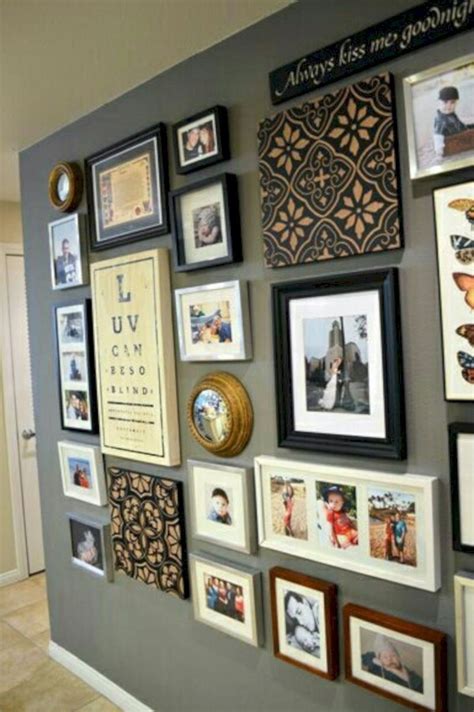 Creative Photo Wall Display Ideas You Should Try 27 Photo Wall
