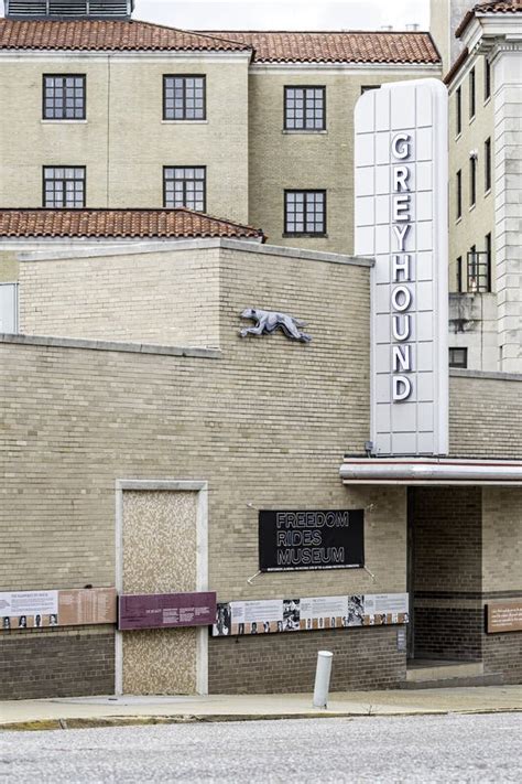 Freedom Rides Museum In Old Greyhound Station Vertical Editorial