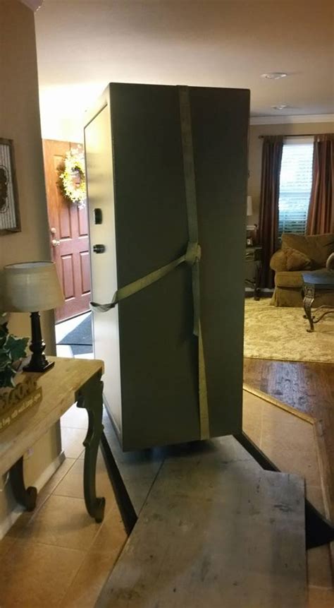 You are at a high risk for home invasion. Moving a Cabela's gun safe from a cramped bedroom to the ...