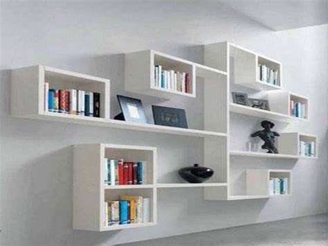 Create a gallery wall with more depth by laying out a pattern with floating shelves instead of hanging framed artwork. Wall Shelf Ideas Bedroom Living Room Diy Floating Shelves ...