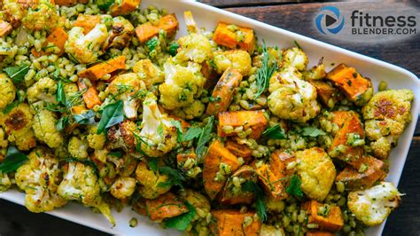Whether you're trying to sneak a few more greens into your kids' diet or your own, these roasted vegetables will. Roasted Sweet Potato, Cauliflower, and Barley Salad ...