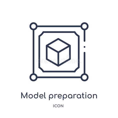 Linear Model Preparation Icon From General Outline Collection Thin