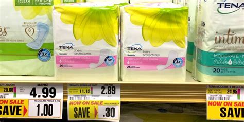 Shoprite Shoppers Free Tena Liners Living Rich With Coupons