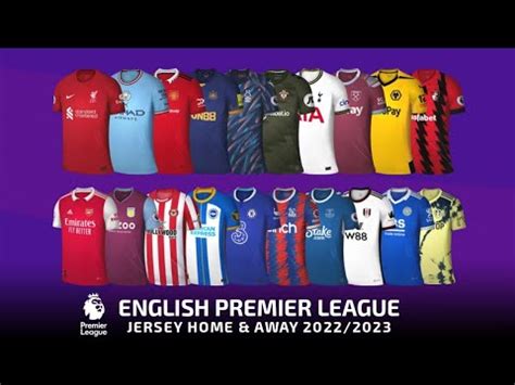 jersey klub liga inggris 2023