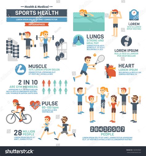 You can look at the address on the map. Sports Health Infographics Stock Vector Illustration ...