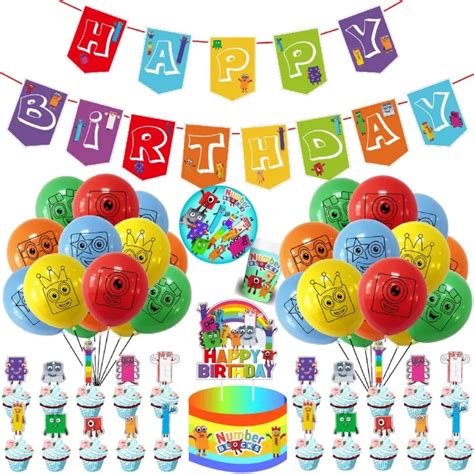 Daniel Tiger Party Supplies Cartoon Movie Tigers Neiborhood Balloons Happy Birthday Banner