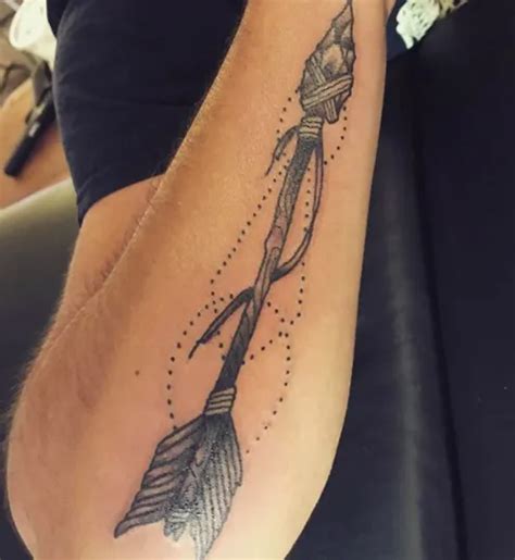 Indian Arrow Tattoo Native American Feather Tattoo Mens Arrow Tattoo