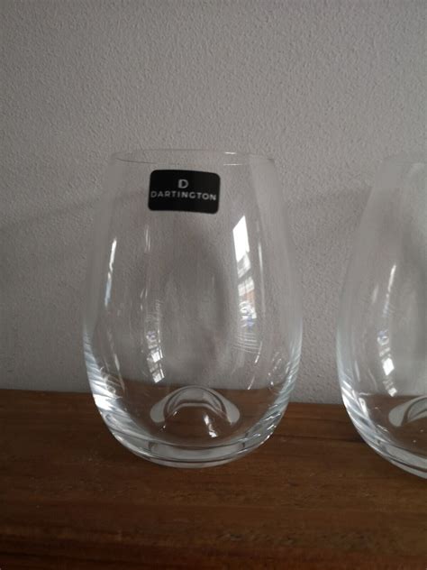 2 Brand New Dartington Tony Laithwaite Wine Tumblers Glasses Christmas T Ebay