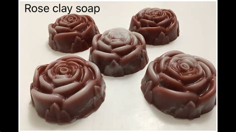 Rose Clay Soap Diy Melt And Pour Rose Clay Soap Youtube