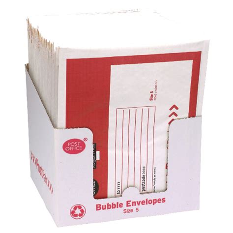 Post Office Postpak Size 5 Bubble Envelopes 40 Pack 41640