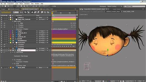 How To Animate A Simple 2d Character Head Rotation In Adobe After