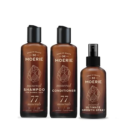 Buy Moerie Mineral Shampoo And Conditioner Plus Hair Spray Mega Pack