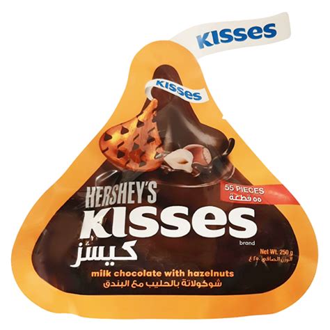 Hershey S Kisses Milk Chocolate With Hazelnuts Pcs G Supersavings