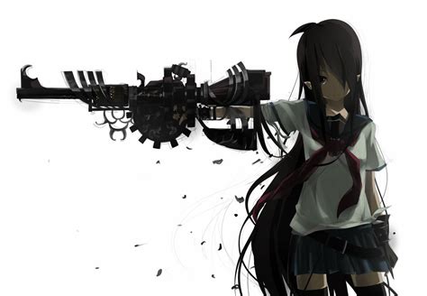 Anime Girl Weapon Wallpaper Anime Wallpaper