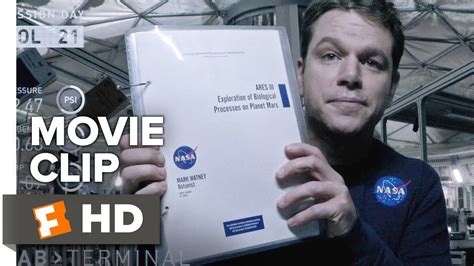 The Martian Movie Clip Lets Do The Math 2015 Matt Damon Jessica
