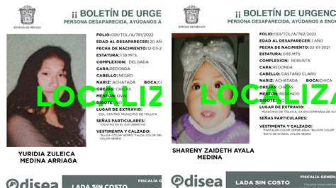 Localizan A Madre E Hija Desaparecidas En Toluca La Jornada Estado De