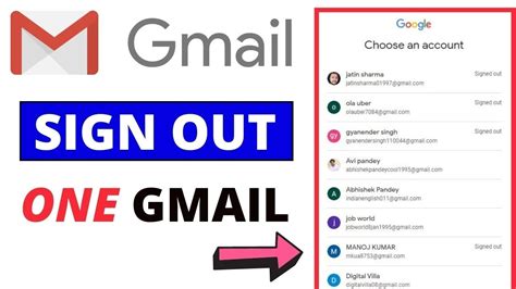 How To Log Out One Gmail Account From Pc Single Gmail Sign Out In