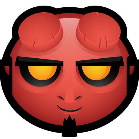 Hellboy Icon Halloween Avatar Iconset Hopstarter