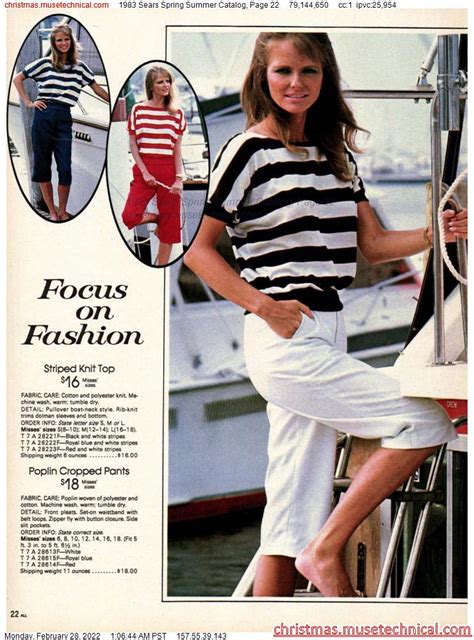 1983 Sears Spring Summer Catalog Page 22 Catalogs And Wishbooks