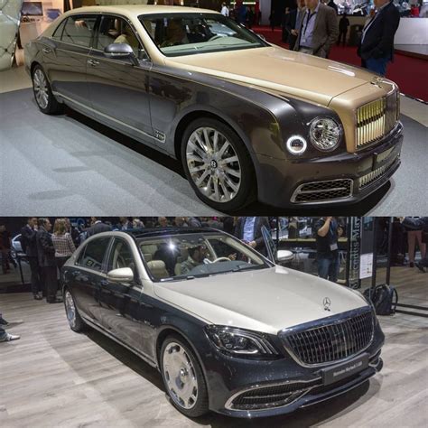 The Bentley Mulsanne Lwb Top And The Newly Refreshed Mercedes