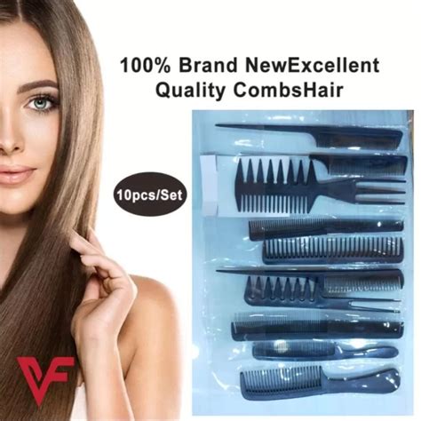 Buy 10 Hair Comb Set Salon Series Professional Plastic Hair Combs Hair