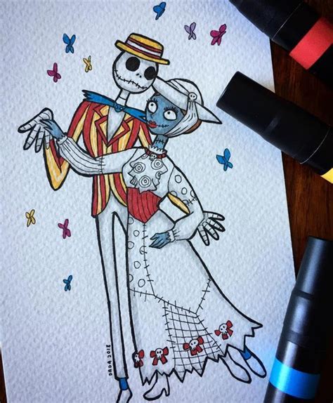 Jack As Bert And Sally As Mary Poppins Drawing By Dada16808