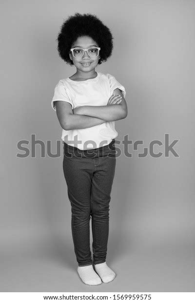 Young Cute African Girl Afro Hair Stock Photo 1569959575 Shutterstock