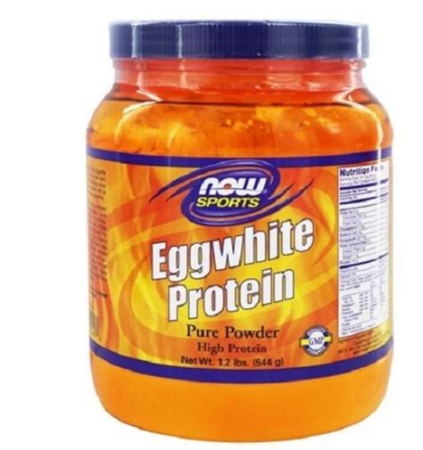 Now Sports Eggwhite Protein Powder 12 Pound Body Building Better