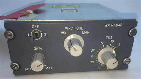 Wx Weather Radar Panel By Allied Signal Glb Flight Products
