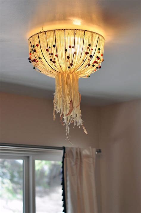 Diy Eames Inspired Bohemian Pendant Lamp Cover Wout Rewiring