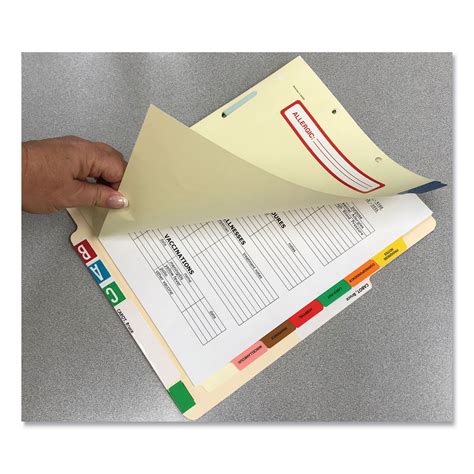 Side Tab Medical Chart Divider Sets By Tabbies Tab54505