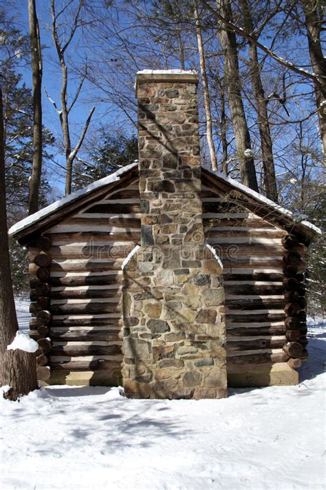 Log Cabin In Snow Stock Image Image Of Landscape House 14399225