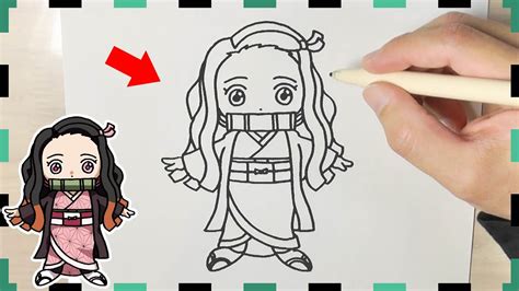 How To Draw Nezuko Kamado Chibi Demon Slayer Youtube