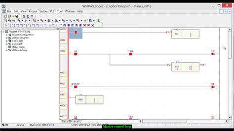 Plc Ladder Logic Programming Tutorial 15 Master Control Loop Mc And