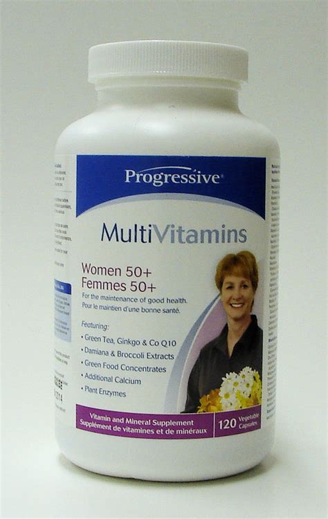 Multi Vitamins Women 50 120 Veggie Caps Progressive