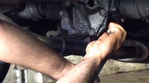 How To Change Rear Axle Oil Youtube