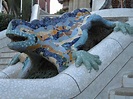 Park Güell | multicolored mosaic dragon fountain at the main… | Flickr